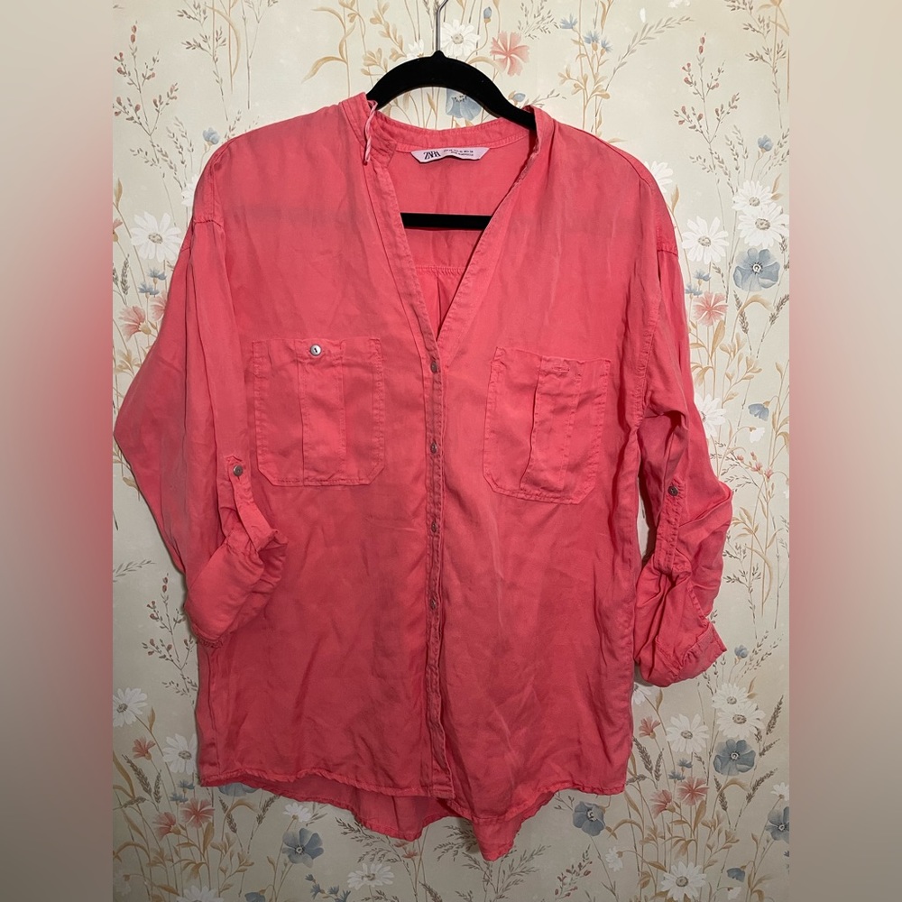 Zara Button down Long Sleeve